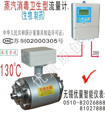 蒸汽消毒衛(wèi)生型流量計(jì)